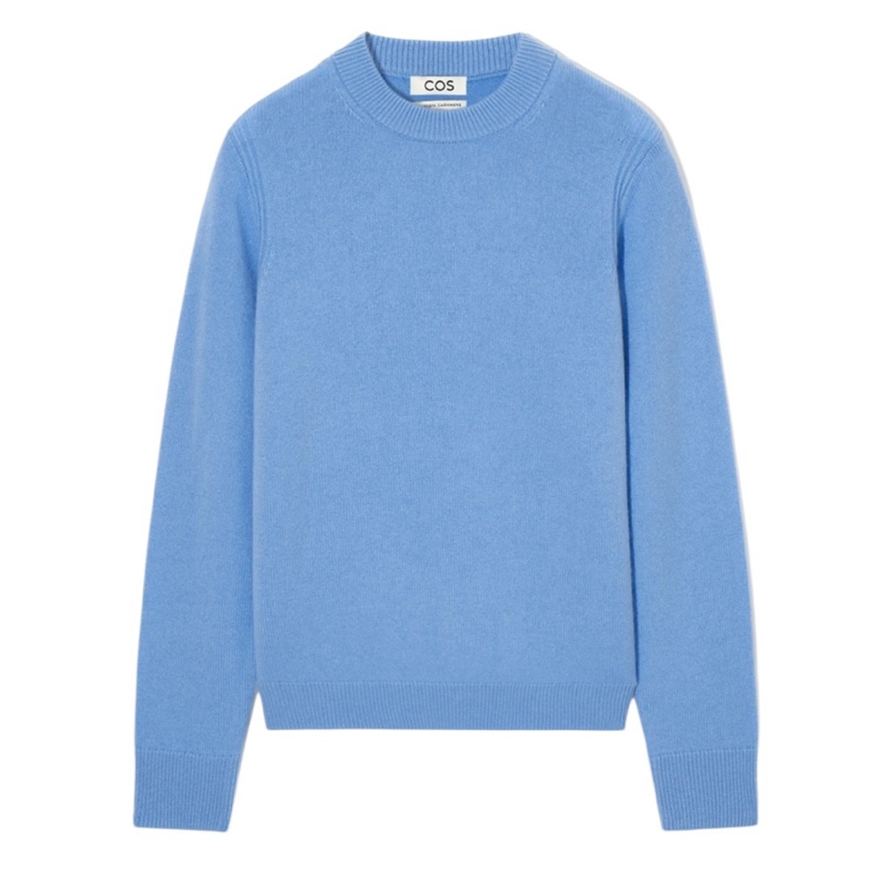 COS 100% Cashmere Blue Sweater